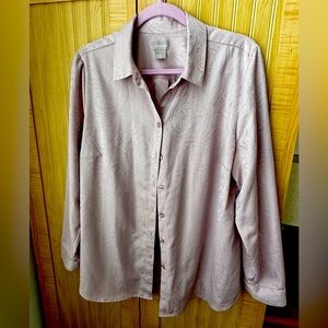 Jacquard print women’s blouse